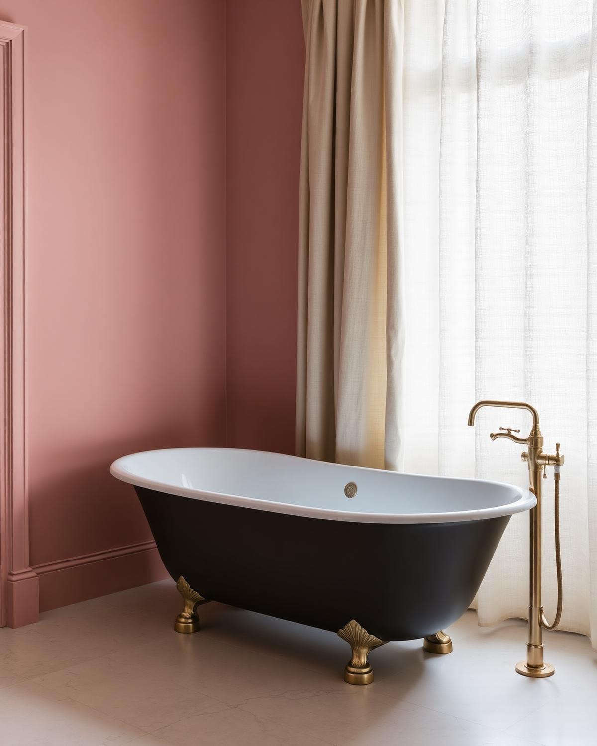 Shell Pink Bath — Interiors project in Trent Woods, NC