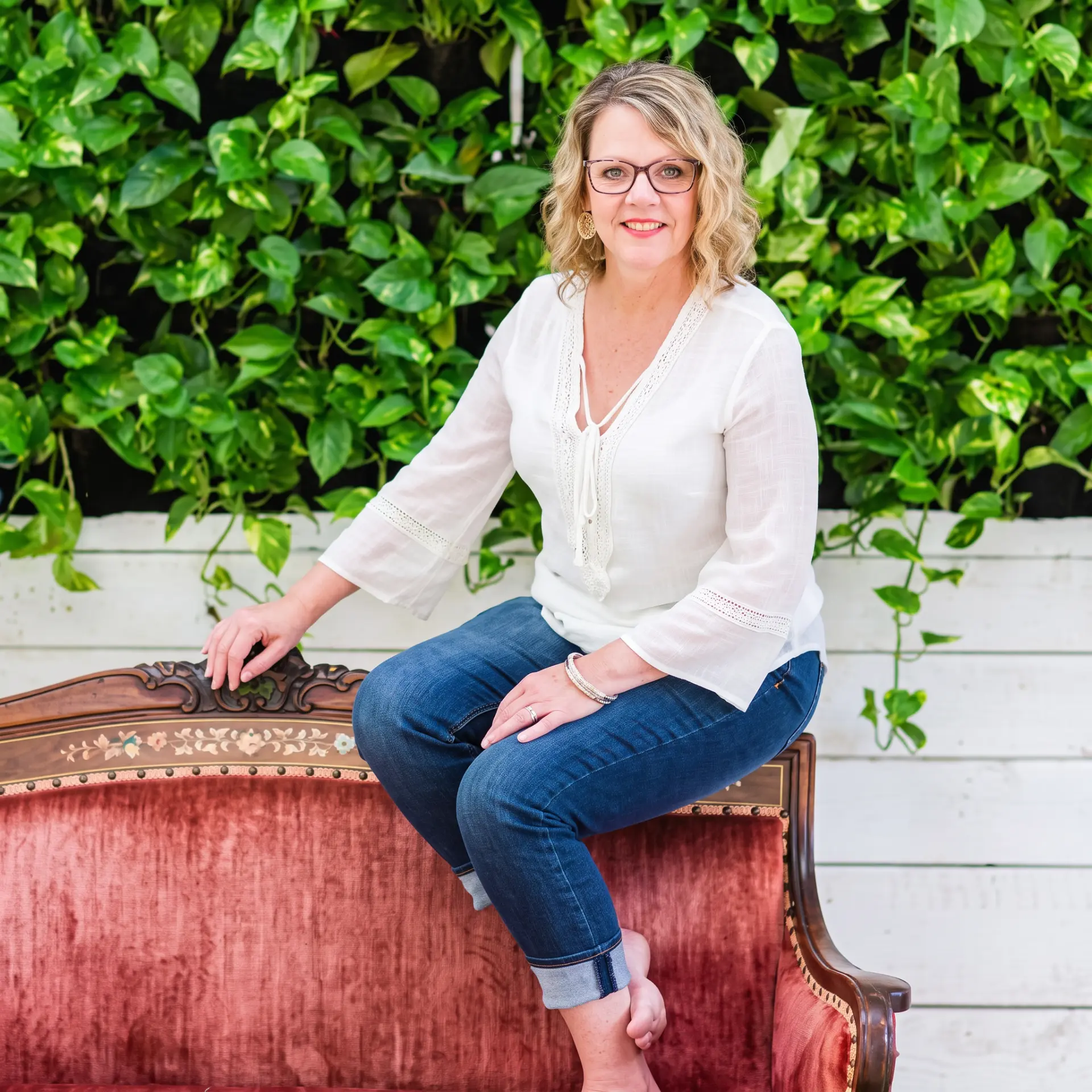 Jane McGinn, designer and owner of Blue Heron Home Design