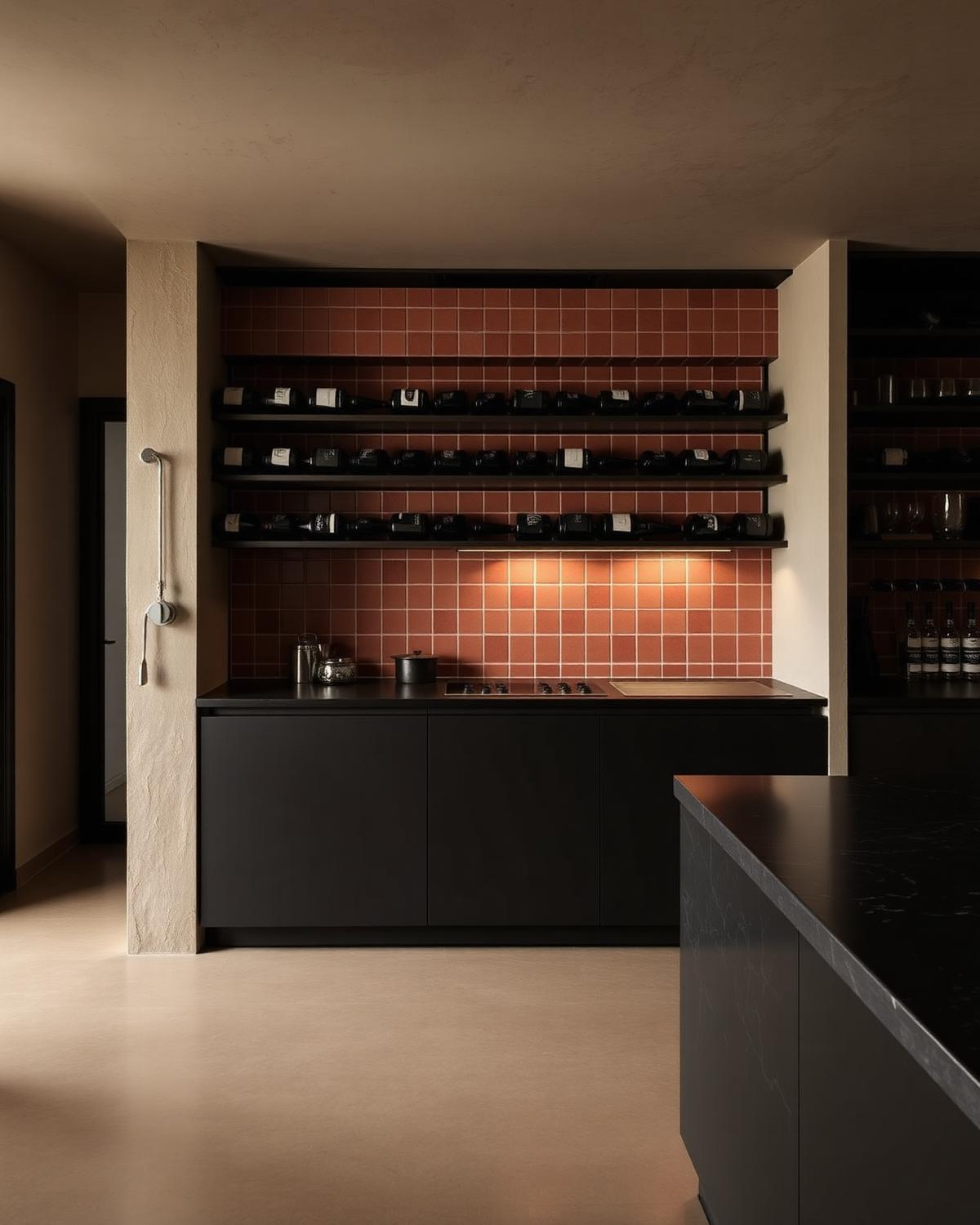 Terracotta Butler's Pantry — Interiors project in New Bern, NC